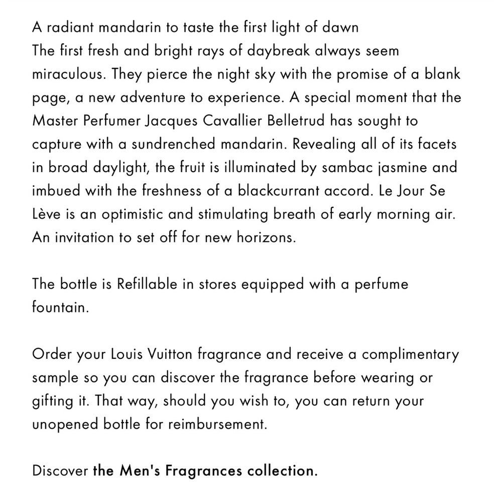 LV fragrance with sample - Picture 8 of 9